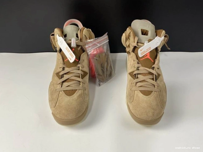 Rep DH0690-200 Retro Travis Khaki 6 Jordan Air British Scott 0629